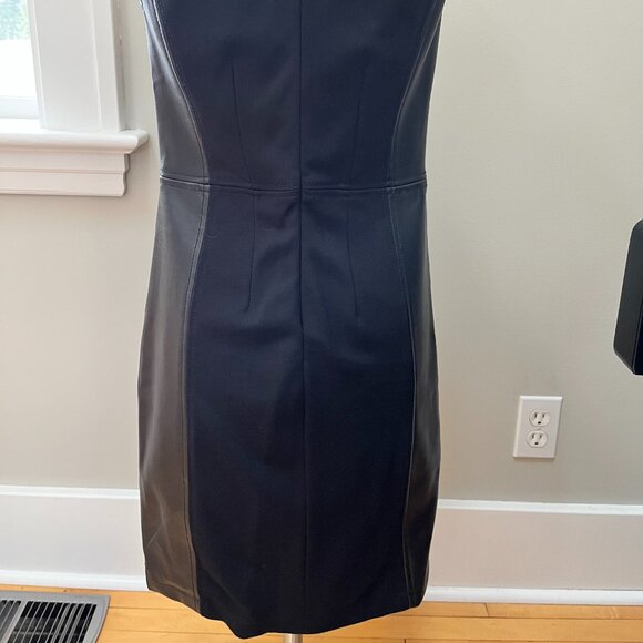 Vintage faux leather/stretch Mexx Metropolitan dress, Size small - Picture 4 of 10